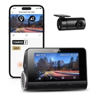 Cámara De Tablero 4K Con Visión Nocturna GPS WiFi Y Monitoreo 24 Horas