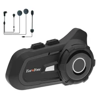 Intercomunicador Bluetooth para Casco de Motocicleta con Micrófono Dual