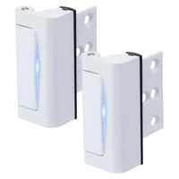 Cerraduras De Seguridad Para Puerta Paquete De 2 Color Blanco Husfunov