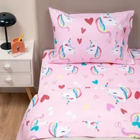 Sabanas Sencillo Estampado Niña Niño + Funda Almohada
