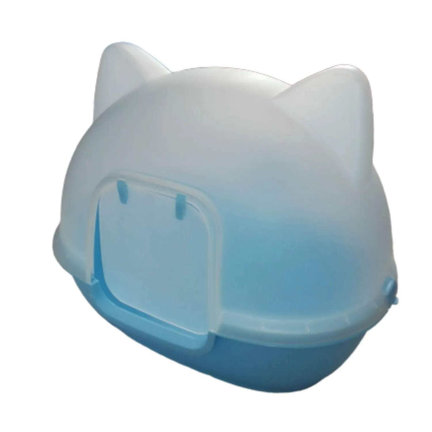Arenera Para Gatos 59x43x49cm Mediano Azul/Rosa