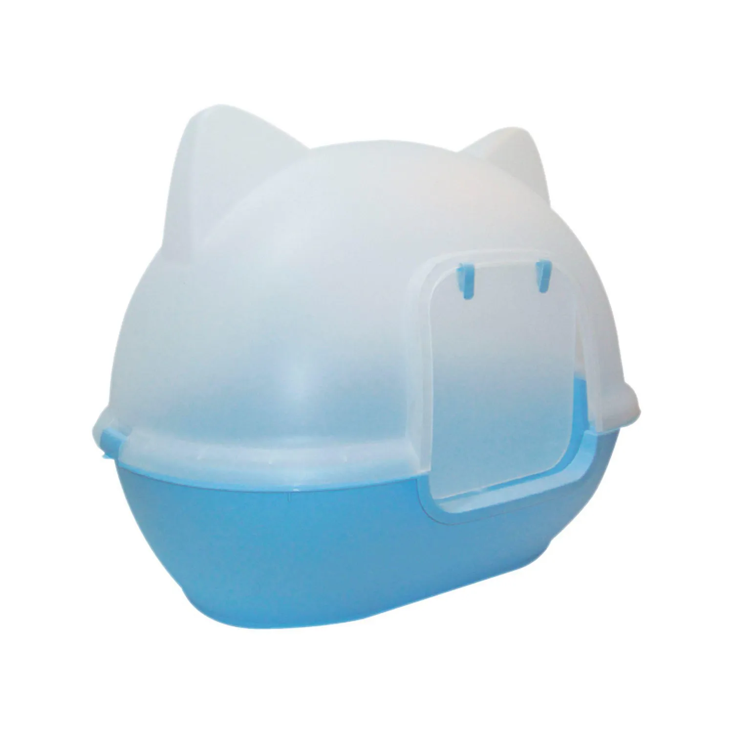 Arenera Para Gatos 59x43x49cm Mediano Azul/Rosa