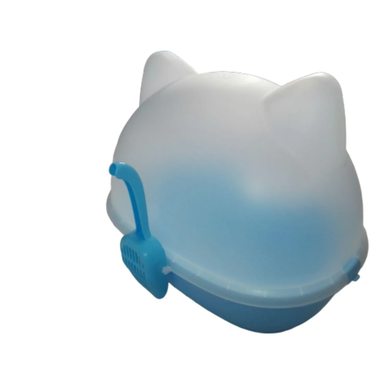 Arenera Para Gatos 59x43x49cm Mediano Azul/Rosa 3