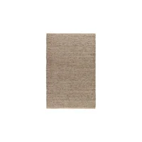 Alfombra para Sala Rectangular Alturas de Rosecliff de Cuero Tejida a Mano 60.96cm x 91.44cm