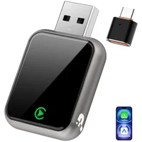 Adaptador Inalámbrico CarPlay Y Android Auto Con Conexión Estable Y Diseño Compacto