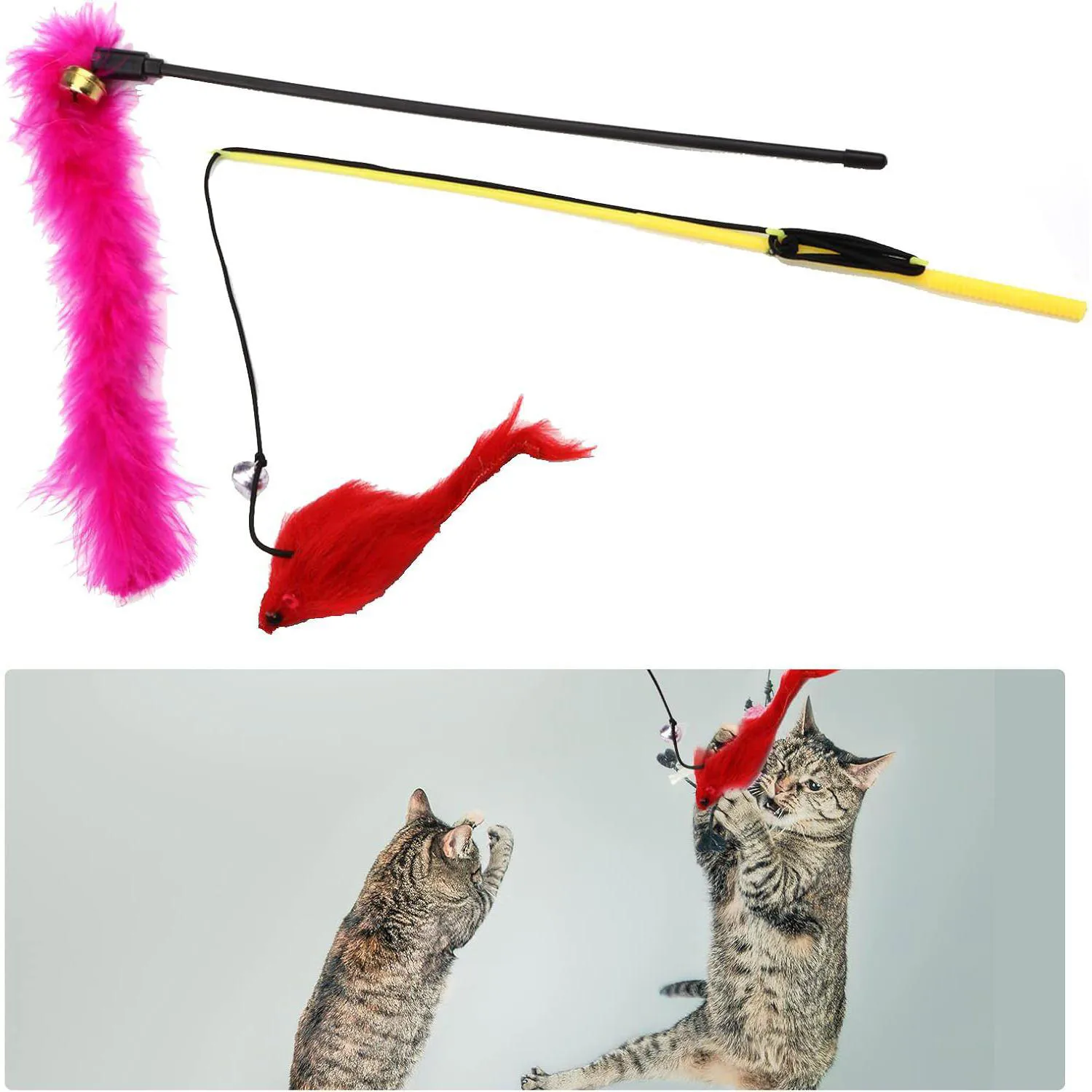 Surtido de Juguetes Interactivos para Gatos con 32 Piezas Variadas 4