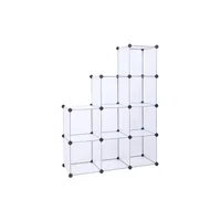 Organizador de Armario Modular de 9 Cubos para Almacenamiento