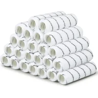 Cubiertas De Rodillo Para Pintura 23 Cm Siesta 1.3 Cm Paquete De 24 Ramede