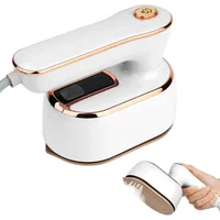 Plancha A Vapor AUAUY Plegable 2 En 1 Con Mango Giratorio Para Viaje