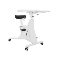Bicicleta Estática Para Trabajar Workup V9 Blanca