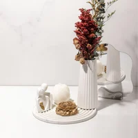 Centro de Mesa Decorativo Trinity Con Adornos Velas y Base 6 Piezas