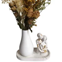 Centro de Mesa Decorativo Familia Abrazada 4 Piezas