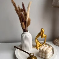Centro de Mesa Ánfora Con Velas y Apagavelas 6 Piezas