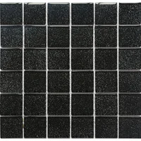 Mosaico Vidrio Black 30x30cm