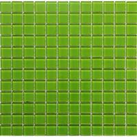 Mosaico Vidrio Verde Limon 4mm 30x30cm