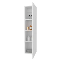 Gabinete de Pared Alto 110x25x21 Rta Blanco