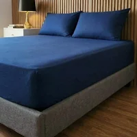 Semijuego Sábana Navy Peony – Azul King