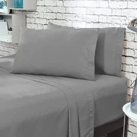 Juego de Sábanas Gris Claro – Microtex Sencillo