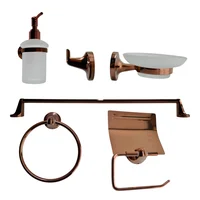 Accesorios de Baño Oro Rosa