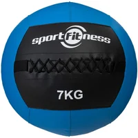 Balón De Peso Cuero Sintético 7Kg Azul Sportfitness 071296