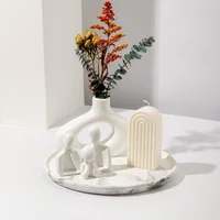 Centro de Mesa Emiliano Con Base y Adornos 6piezas