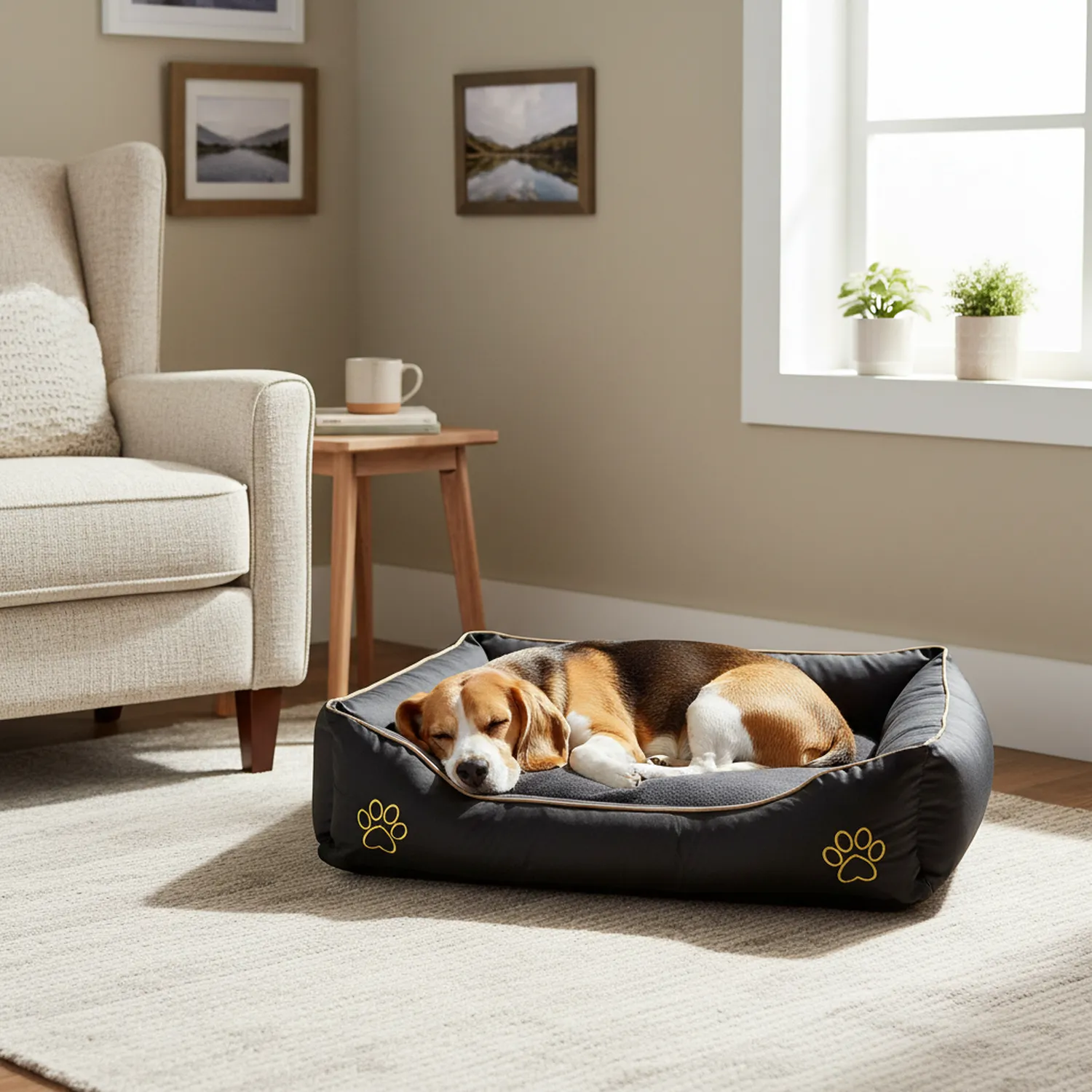 Cama para Perros Cama Soft Polar Gigante Café 4