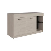 Barra de Cocina Luna Cotta+Wengue 90x150x60.2 Cm Just Home Collection