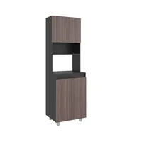 Modulo Microondas Cocina Vimo Avellana/Wengue 194.9x60.2x51.1 cm Just Home Collection
