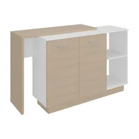 Barra de Cocina Sicilia Cartagena/Blanco 90x150x60 cm Just Home Collection