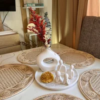 Centro De Mesa Maximiliano Premium Con Adornos 6Piezas