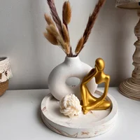 Centro Decorativo Kamelia Con Jarrón Base Velas Y Adornos 5Piezas