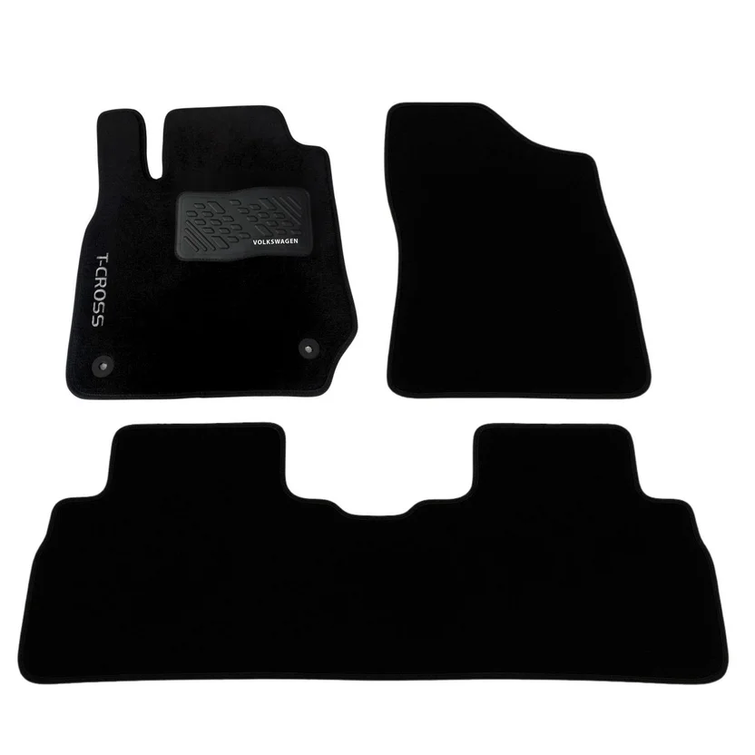 Tapetes x 3 Alfombra Volkswagen T Cross - Homecenter.com.co