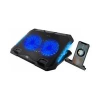 Base Refrigerante Gamer LED 2 Cooler USBcon Soporte para el Celular