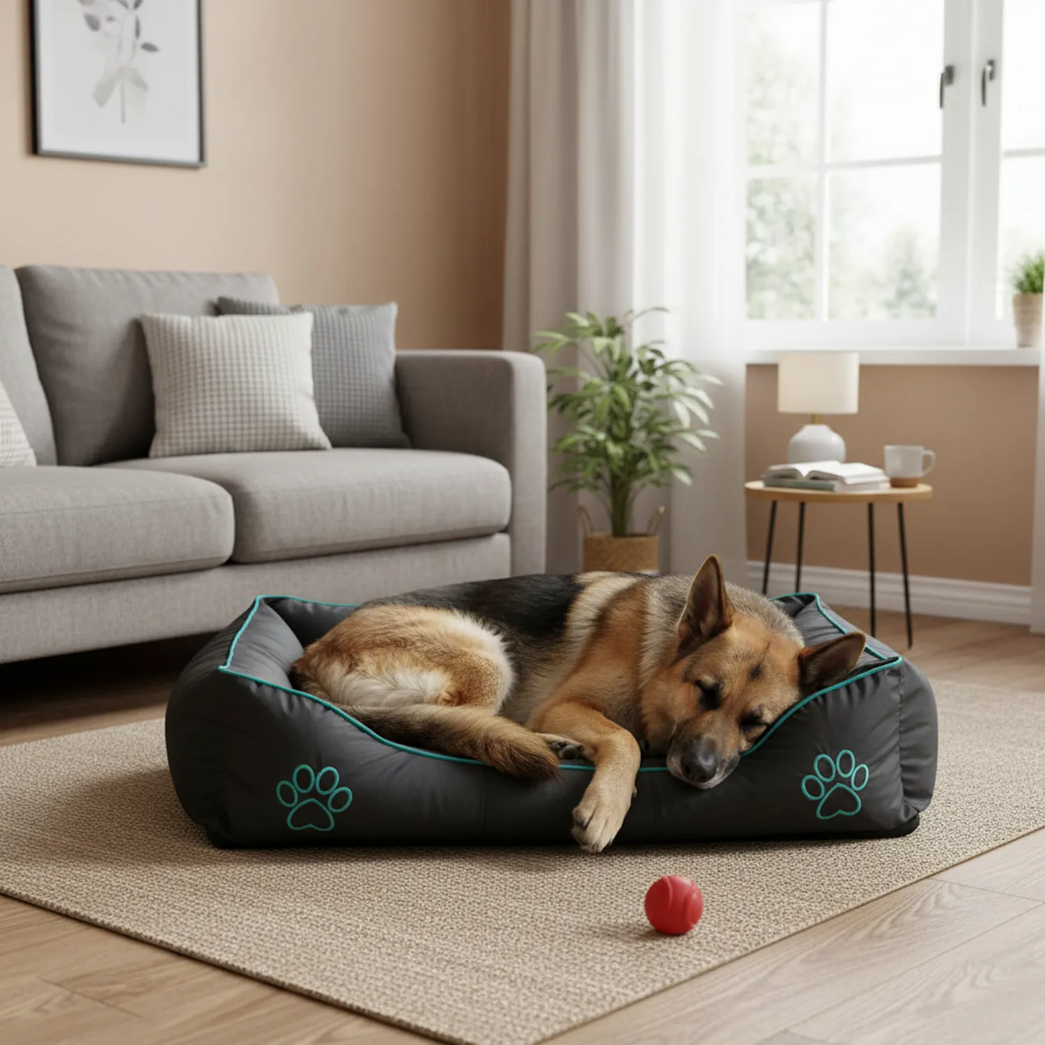 Cama para Perro Soft Gigante Verde Jade Petizoo