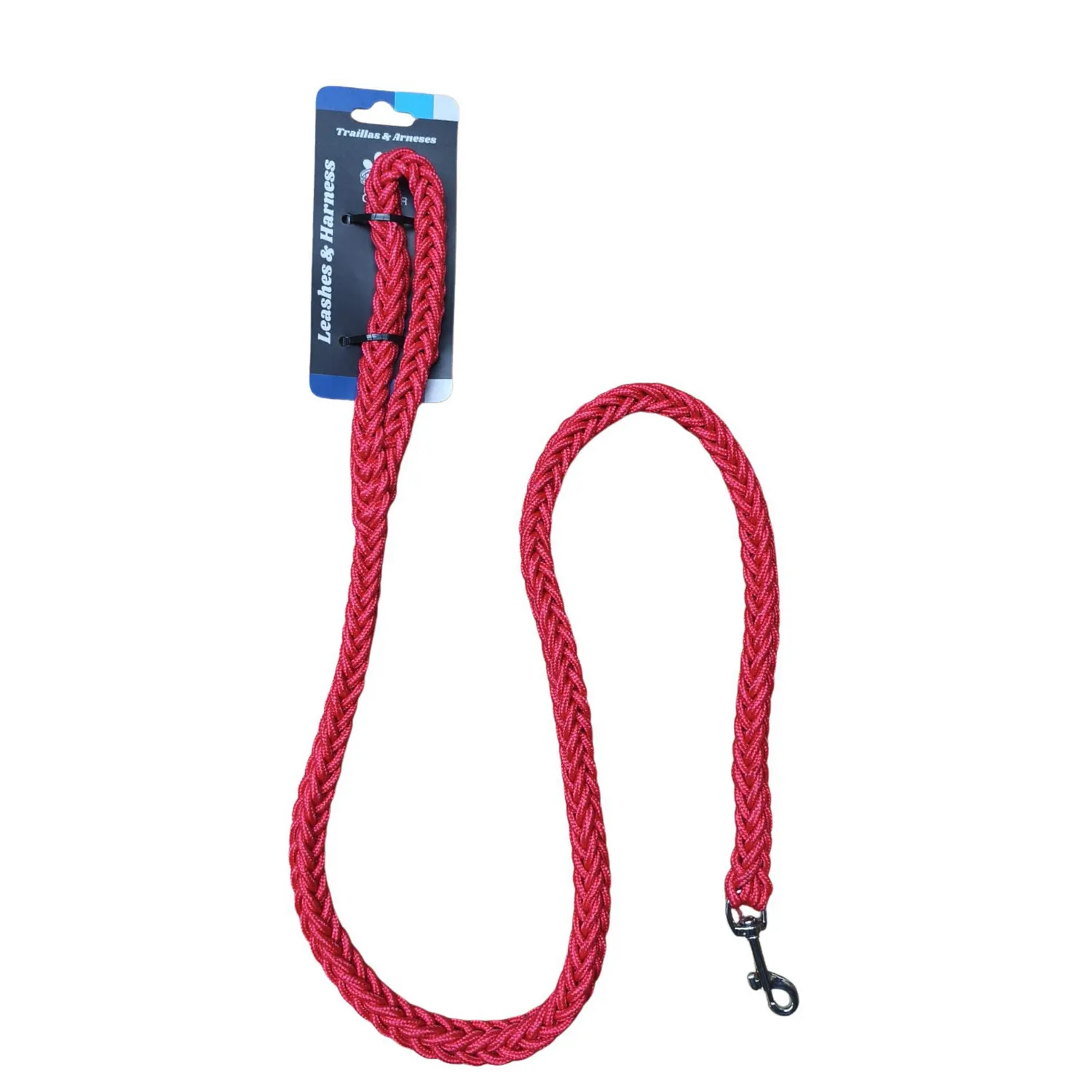 Trailla Perro Trensada L 120 X 2 Cm Rojo-Azul