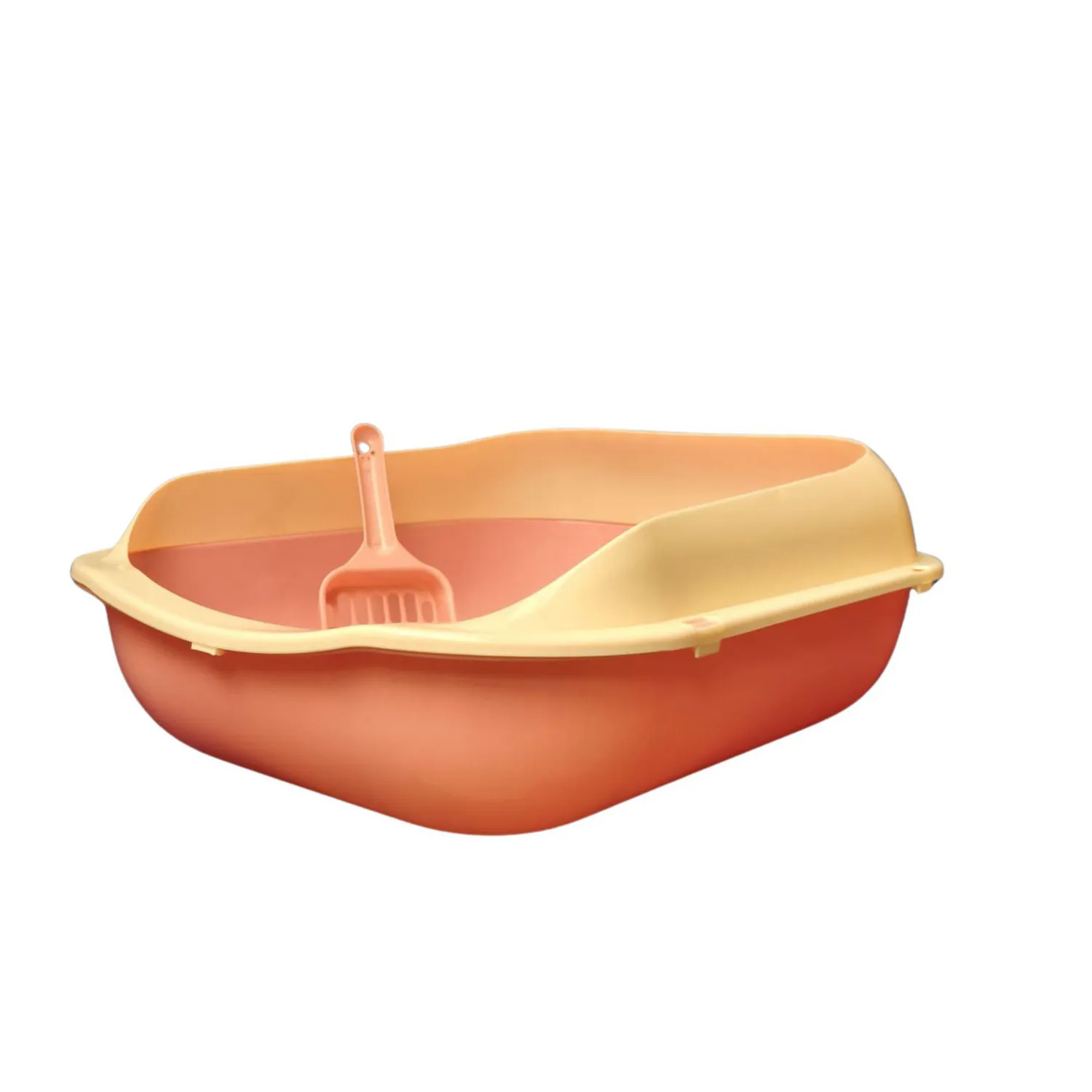 Bandeja Gato Con Pala 47x39x37 cm Pqn Rosa