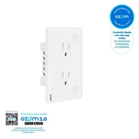 Tomacorriente Inteligente Doble Connect Iot Blanca