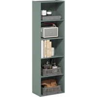 Estantería para Libros de 5 Niveles para Organización Vertical Moderna