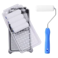 Kit de Rodillos de Pintura de Espuma Alta Densidad de 10 cm