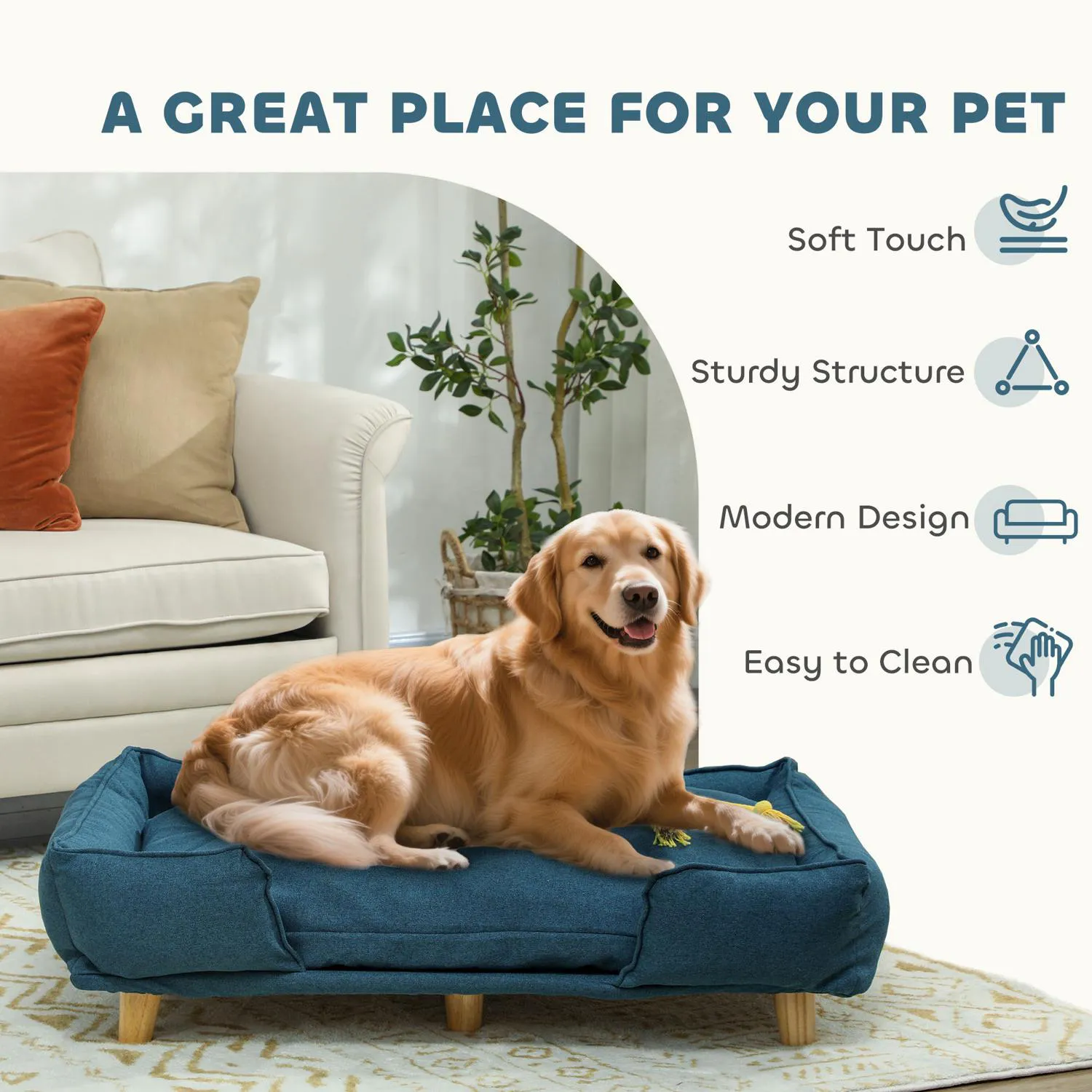 Casa Para Perros Petsafe Resistente Espaciosa Color Beige 12345 6