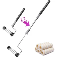 Juego de Rodillo de Pintura Ajustable con Extensión para Acabados Profesionales
