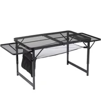Mesa de Picnic Portátil con Altura Ajustable para Exteriores
