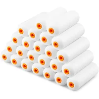 Mini Cubiertas de Rodillo de Espuma de 10 cm para Acabados Precisos