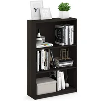 Estantería de Libros de 3 Niveles con Estantes Ajustables para Hogar y Oficina