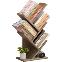 Estantería de Árbol de 4 Cuatro Niveles para Organización de Libros
