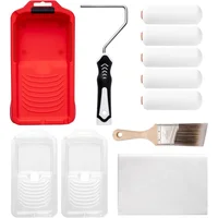 Kit Profesional de Rodillos de Pintura de Espuma Mister Rui 11 Piezas