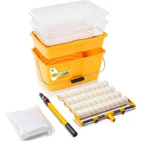 Kit Profesional de Rodillo de Pintura VOOMEY de 13 Piezas para Grandes Superficies