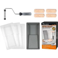 Rodillo de Pintura Mini de 4 Pulgadas con Microfibra y Bandeja