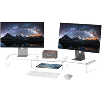 Soporte Elevador de Monitores X-Cosrack Tres Estantes Ajustables