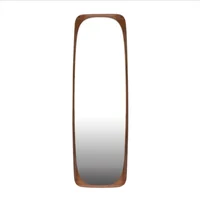 Espejo de Pared Ibiza Rectangular; Madera Maciza-cristal de 3 Mms-color Nogal